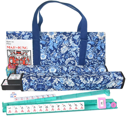 Trendymate American Mahjong tiles close-up shows premium scratch-resistant design for durable play.