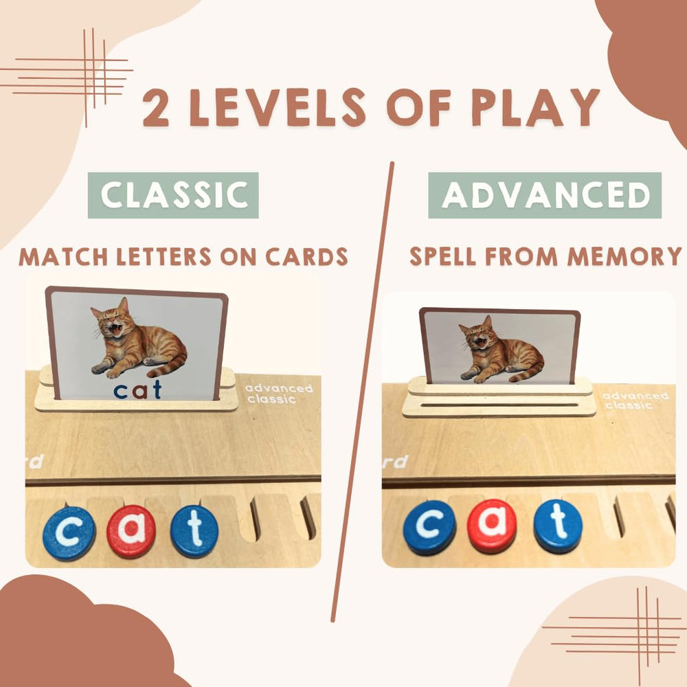 Tribetots portable learning game ideal for home, travel, or classroom use.