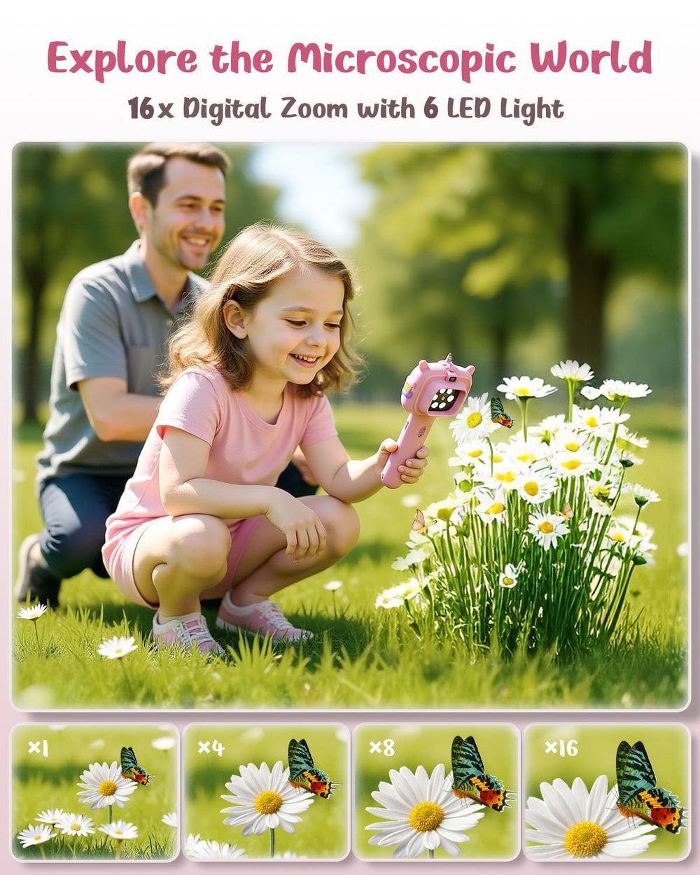 Trigowalt microscope camera 2.4 inch screen enables comfortable real time viewing