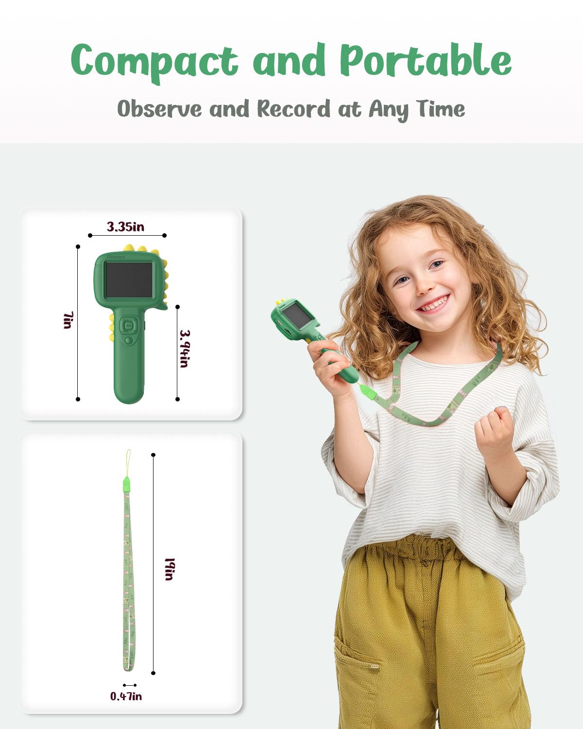 Trigowalt kids microscope promotes hands-on learning during holidays, birthdays, and classroom activities.
