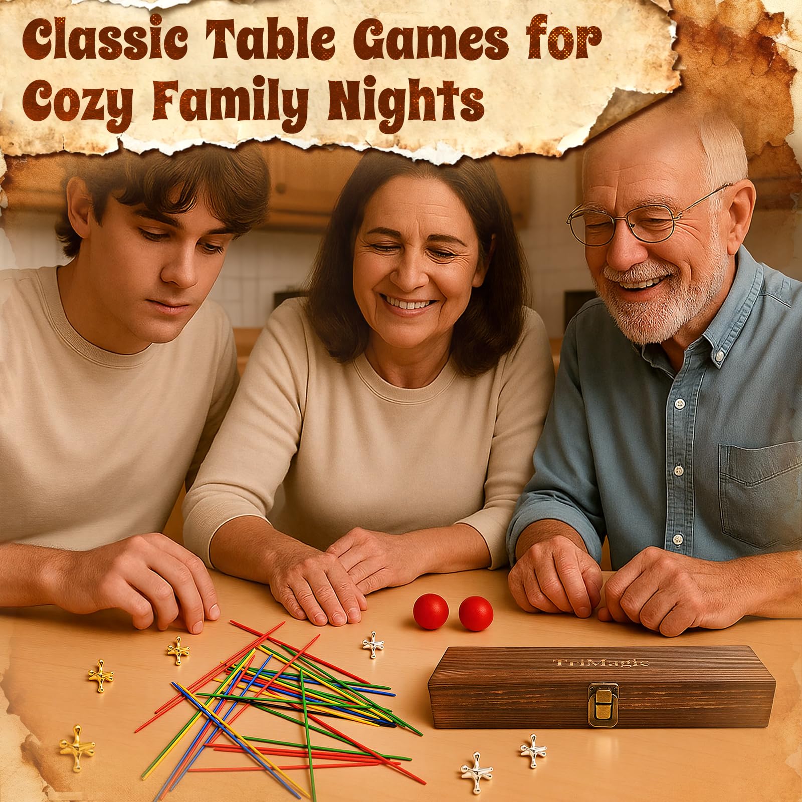 TriMagic 41-color coded sticks helps learners with sorting and fine motor skills.