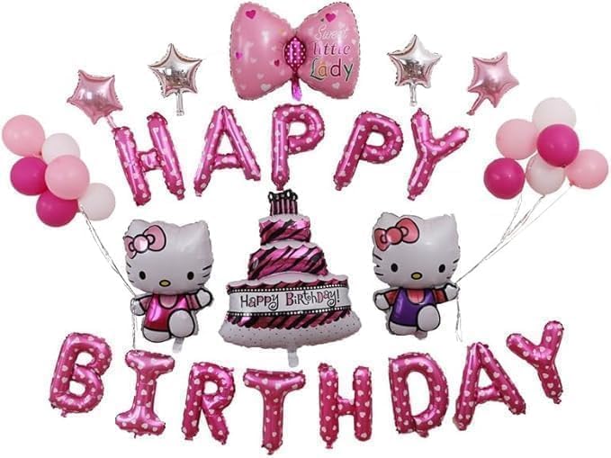 TripPal pink kitty balloon brightens party shots and playful decor