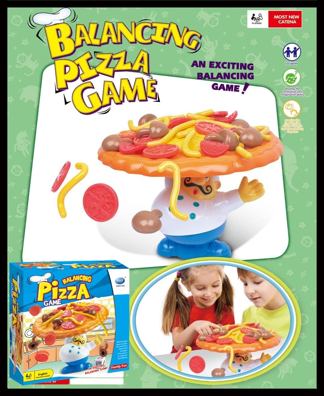 Trisquirrel Topple Pizza Game pizza pieces snap into place as wobble teases tension.