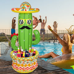 Triumpeek cactus cooler folds compactly for easy storage and travel.