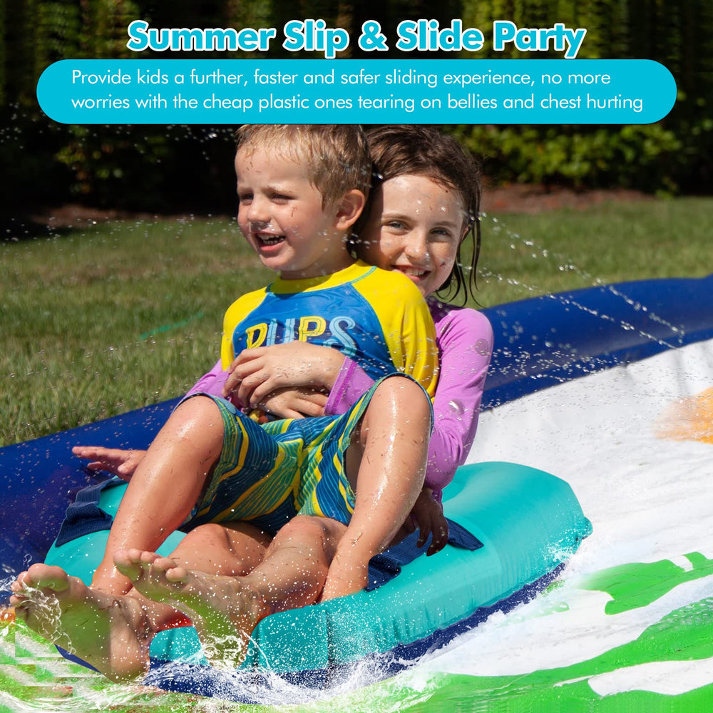Trivamo non-slip grip and woven handle for secure water play