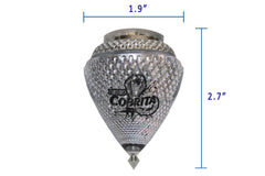 Trompo Cometa Cobrita snake-skin texture adds tactile grip and style.