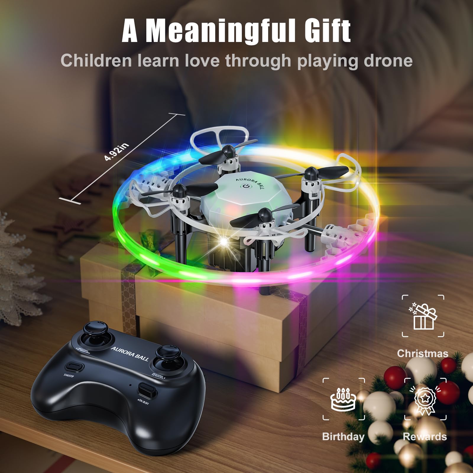 Troujo Kids Drone mini and portable for parties and trips.