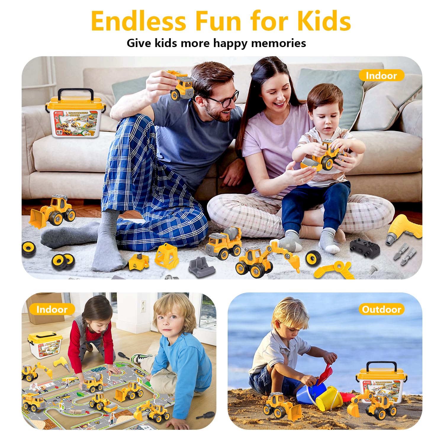 Trovogil puzzle pieces and road signs encourage spatial thinking during play.