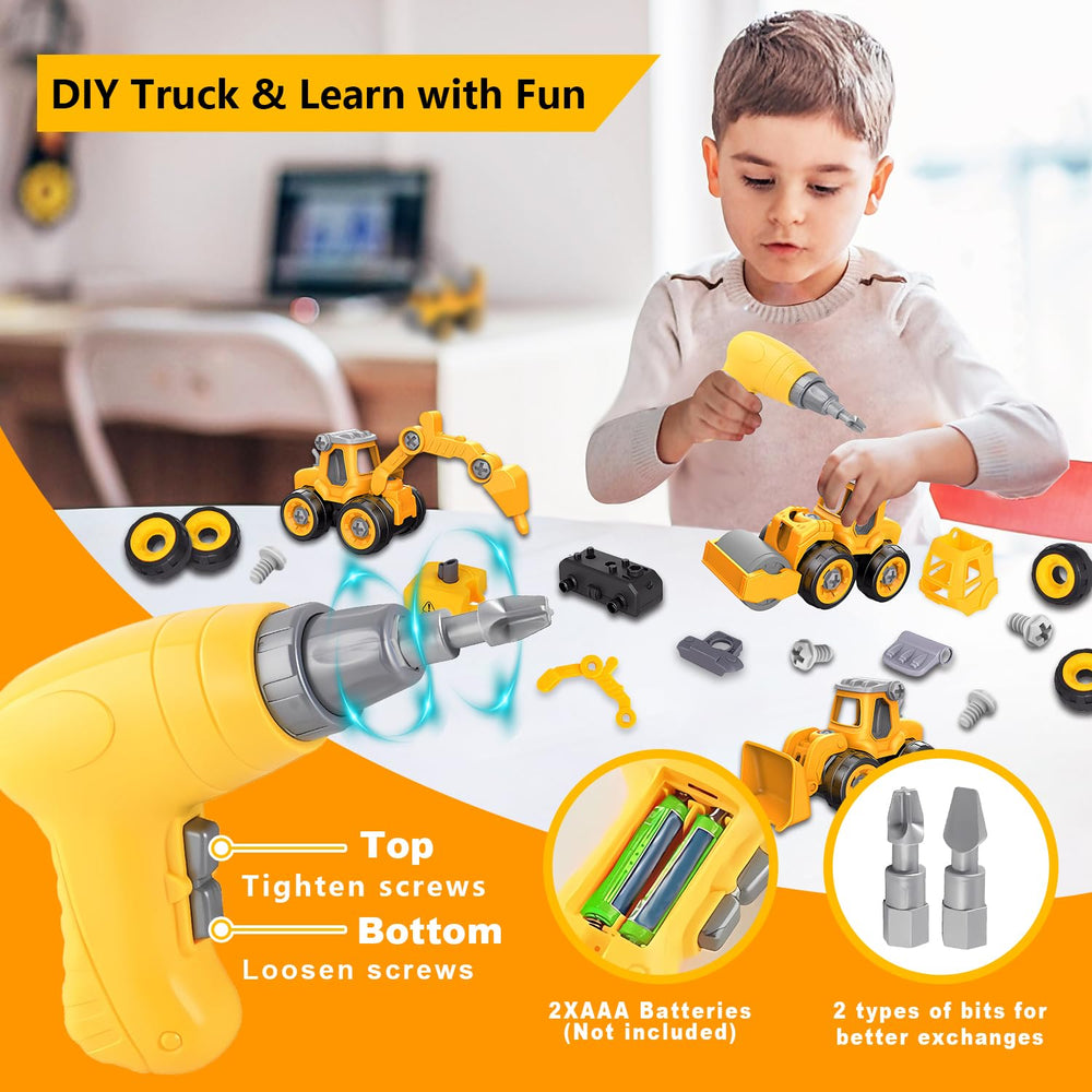 Trovogil mixer truck take apart in action promotes hands-on engineering exploration.
