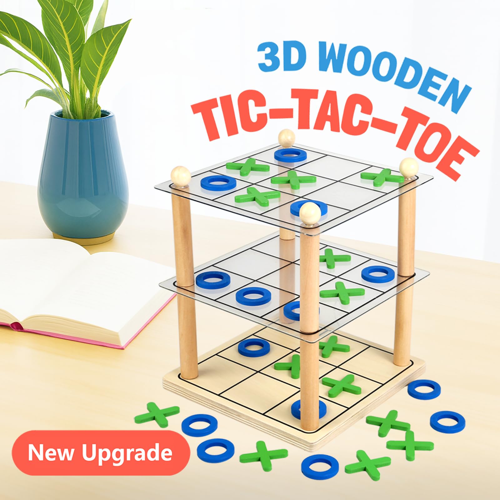 Trozihn board top view highlighting compact, table-ready design for quick play.