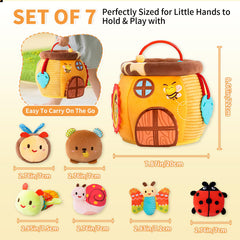 Trsieva Ladybug plush toy with gentle textures for little hands.