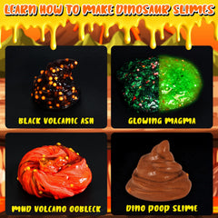 Trubic glow-in-the-dark slime ready for glowing dino battles.