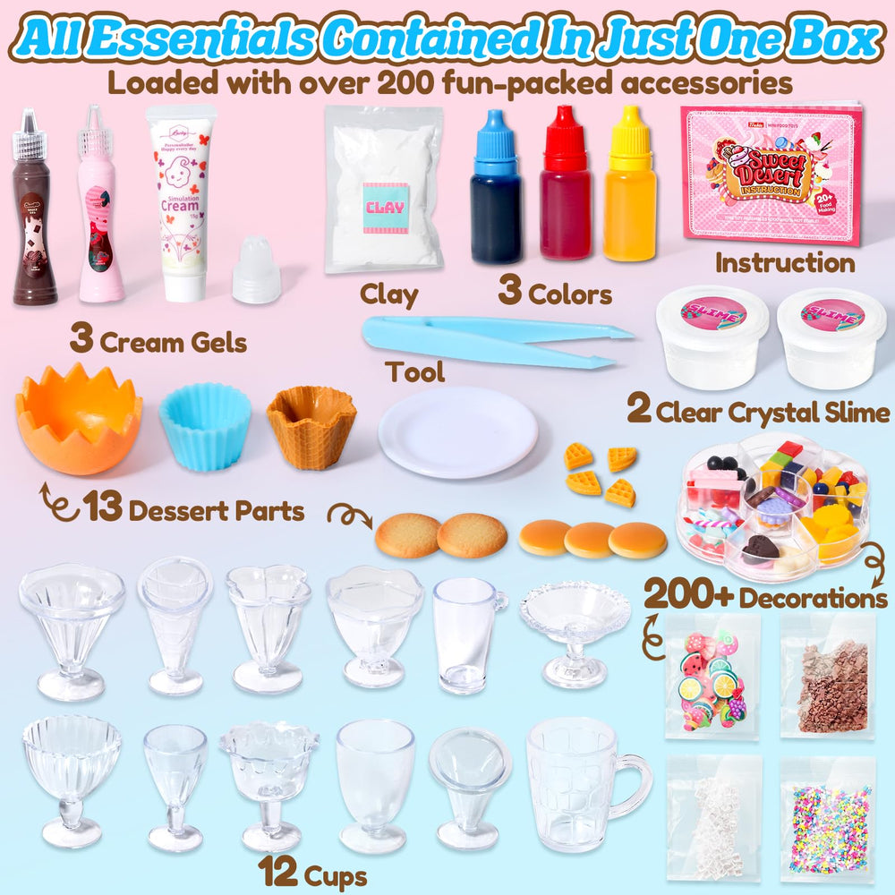 Trubic assortment of desserts and drinks accessories enables creative pretend cooking