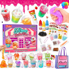 Trubic slime boba tea cups for creative pretend play and colorful tea scenes.