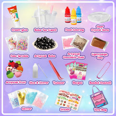 Trubic chocolate chips and fruit pearls for decorative, non edible accents.