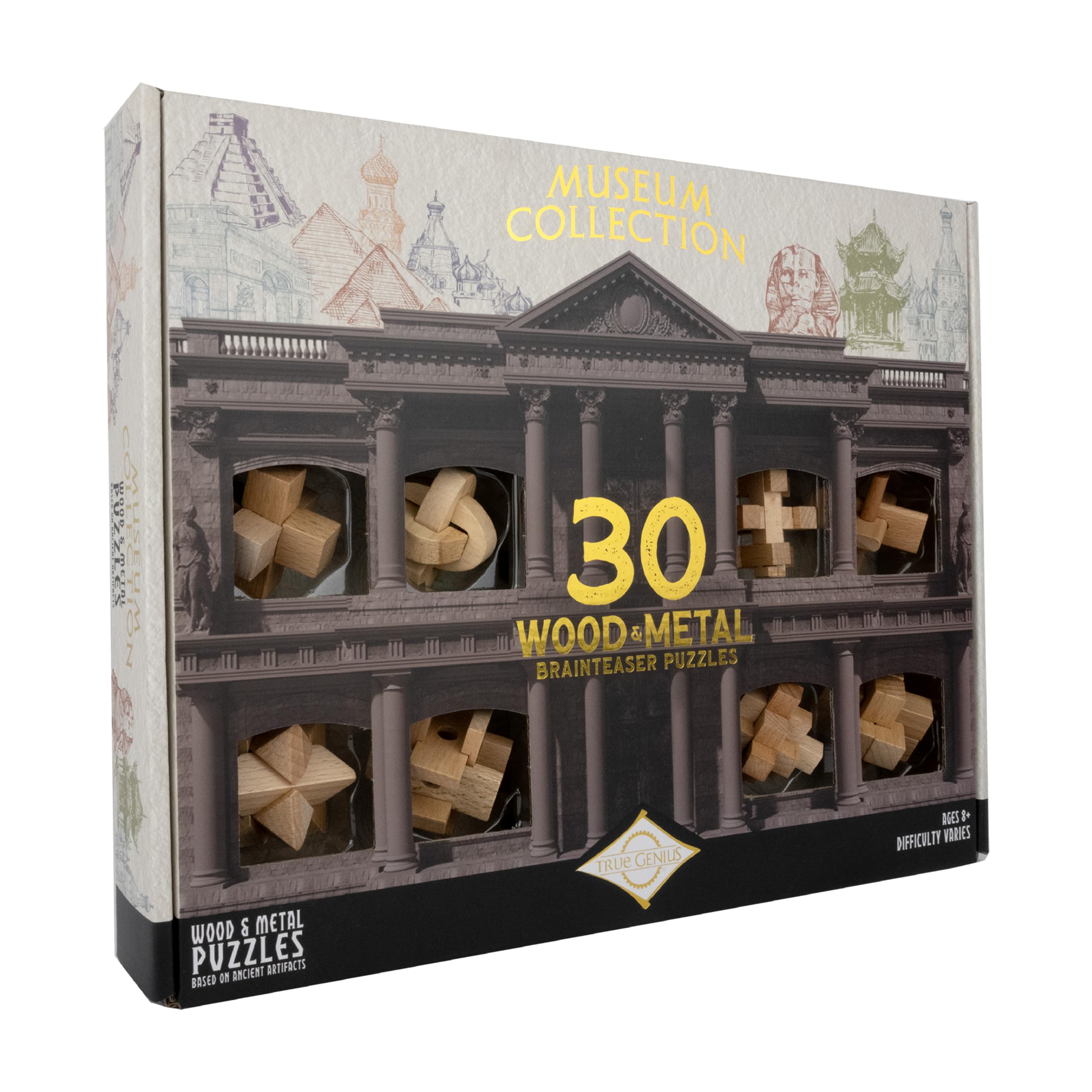 True Genius suited for teens and adults seeking brainteaser challenges.
