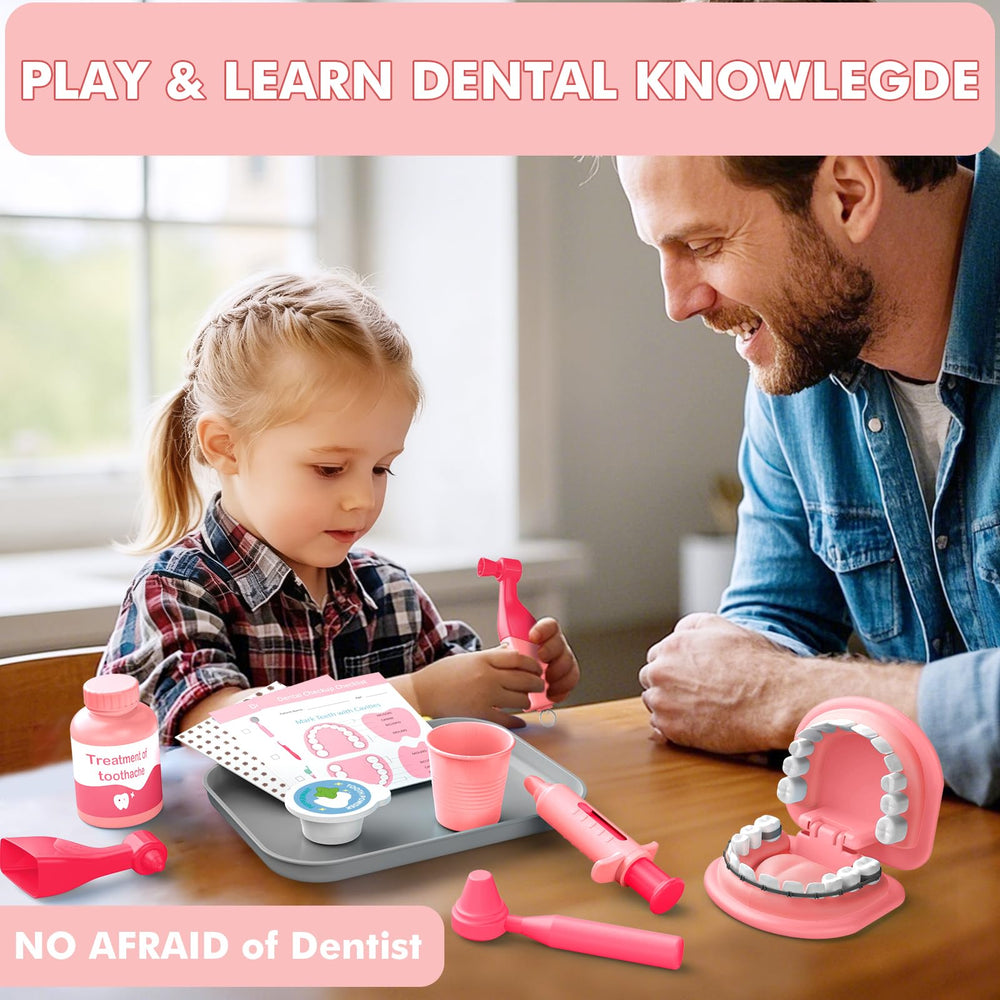 Trulloyoo Dentist Play Set pretend dentist outfit enhances immersive role play