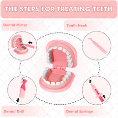 Trulloyoo Dentist Play Set light-up tool adds realistic illumination during play