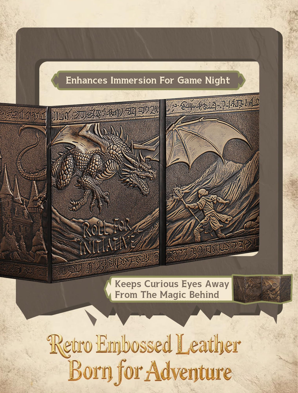 Trymaker DM Screen 5e shields strategies during sessions