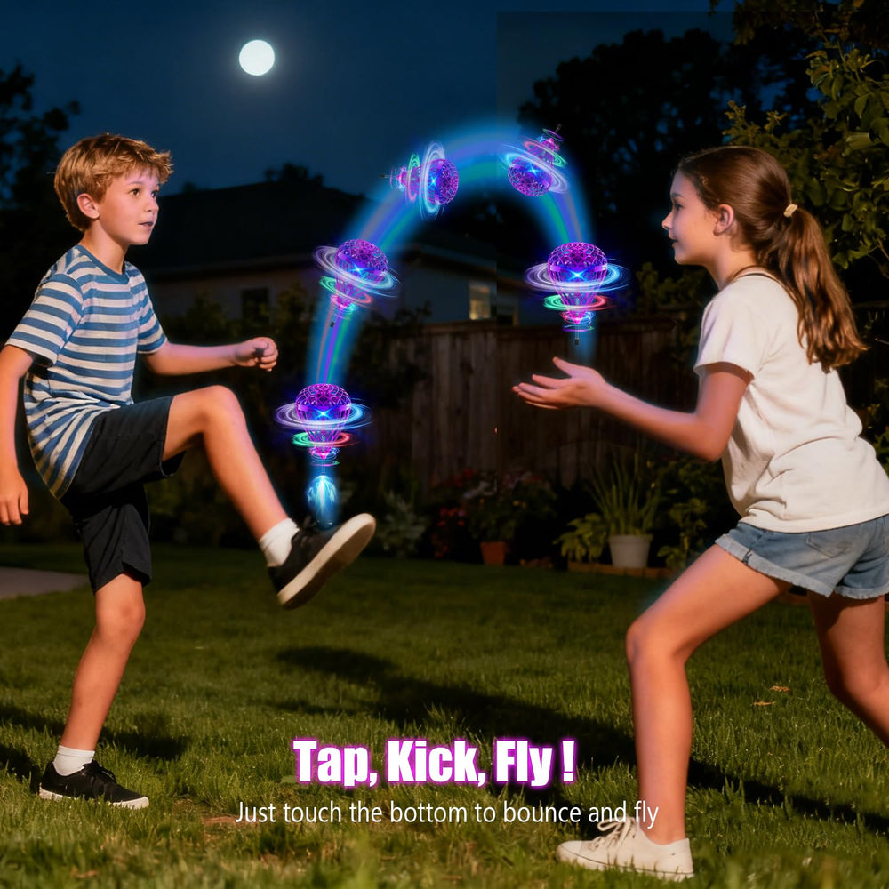 TrysGame hover orb bouncing and flipping tricks for party play.