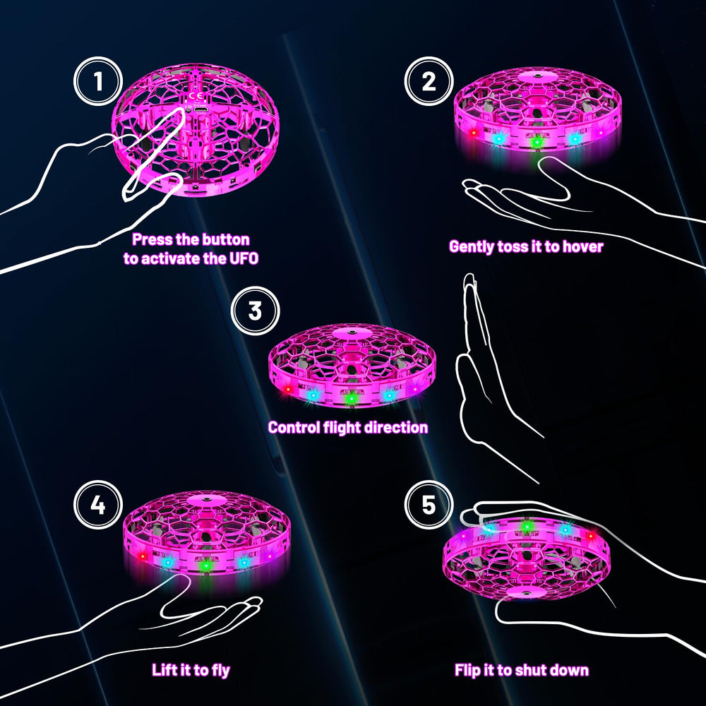 TrysGame pink compact drone makes a great kid-friendly gift.