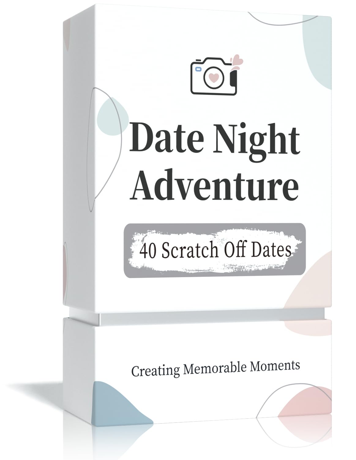 Tryuunion 40-date-ideas card front highlights mystery-date concept for couples