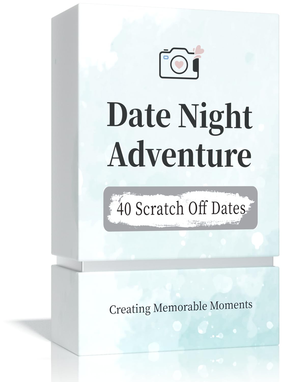 Tryuunion 40 date ideas scratch-off cards reveal a new romantic challenge.