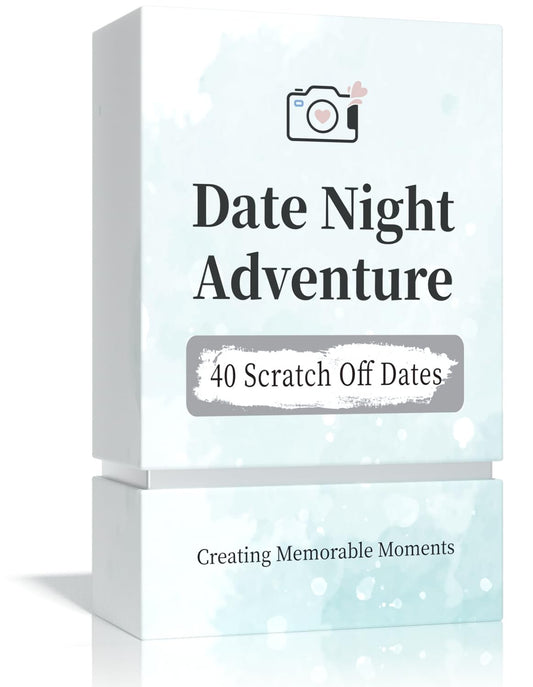 Tryuunion 40 date ideas scratch-off cards reveal a new romantic challenge.