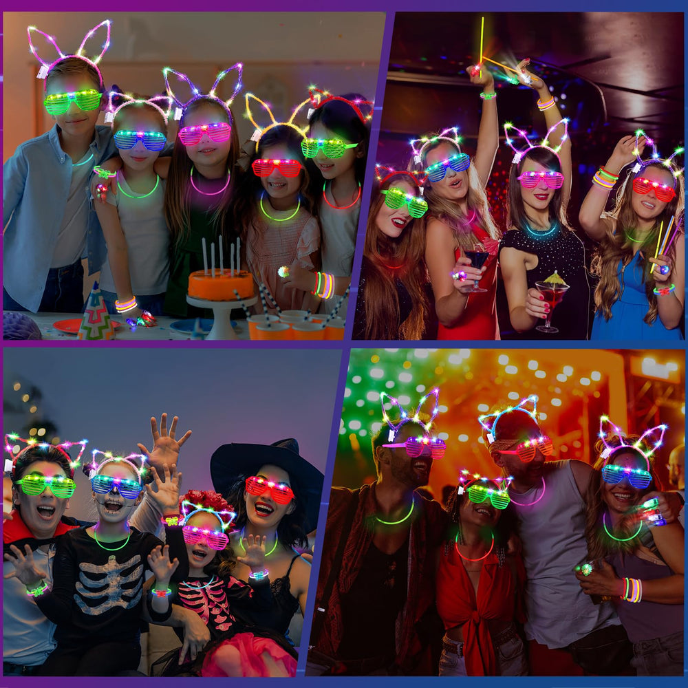 TSDATOWR ball-flower connectors enable creative glow crafts and necklaces.