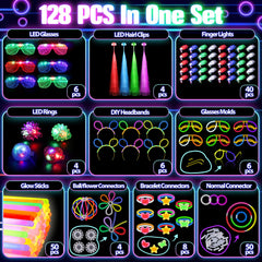 TSDATOWR ball and flower connectors help assemble glow crafts and props