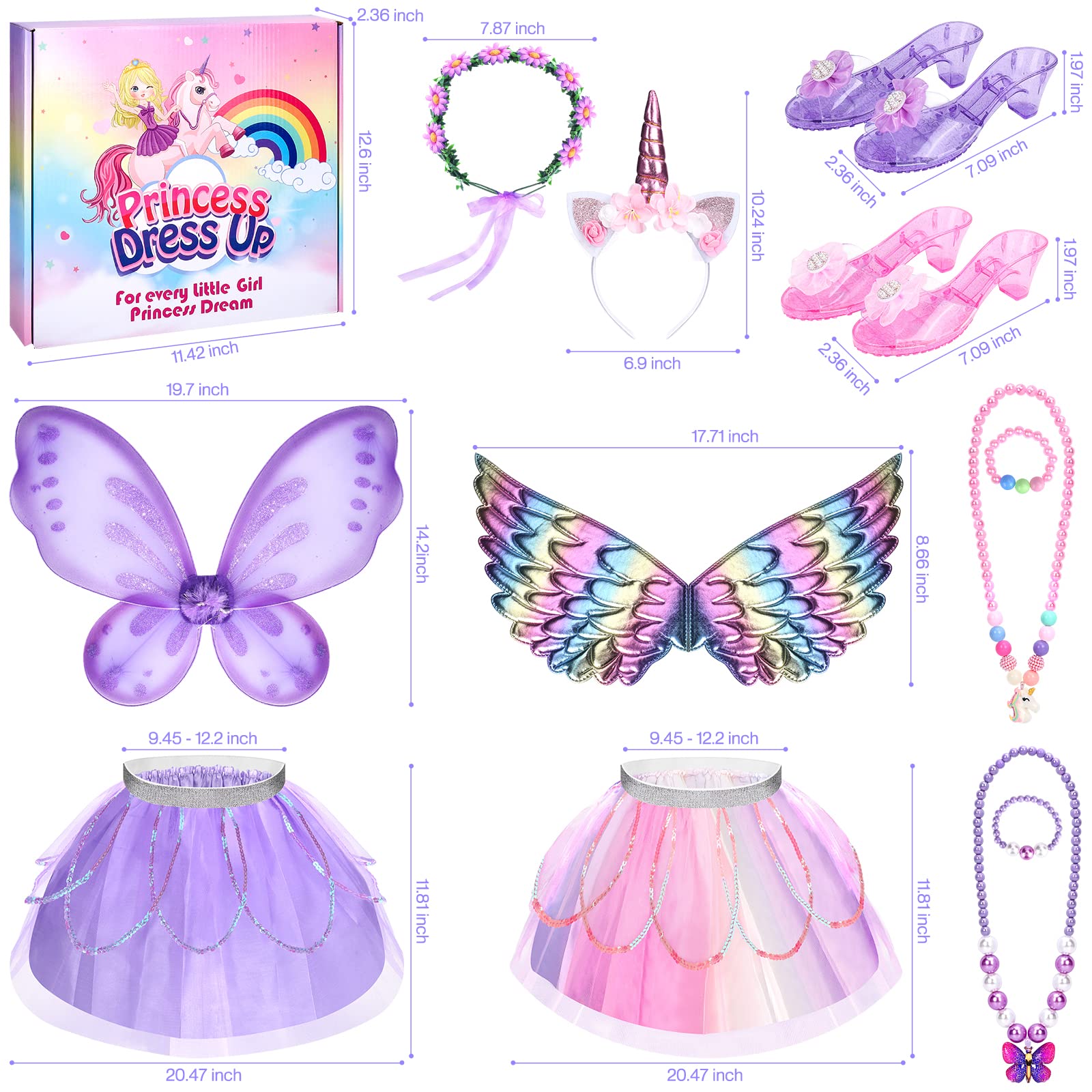 TSDATOWR dress-up jewelry set for complete outfits