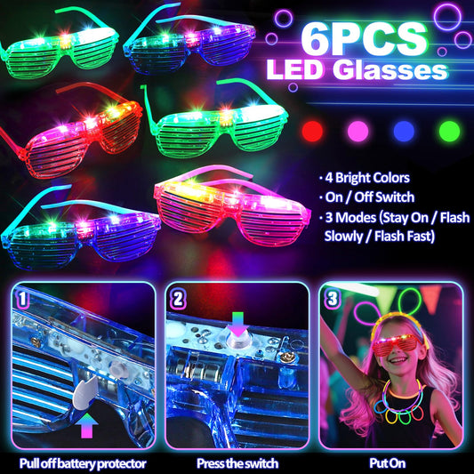 TSDATOWR fiber optic hair lights add glowing accents for festival style