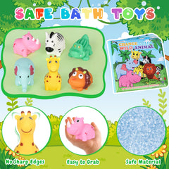 TSDATOWR floating bath toys stay visible and easy to grab