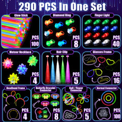 TSDATOWR LED finger lights set for easy handheld glow at celebrations.