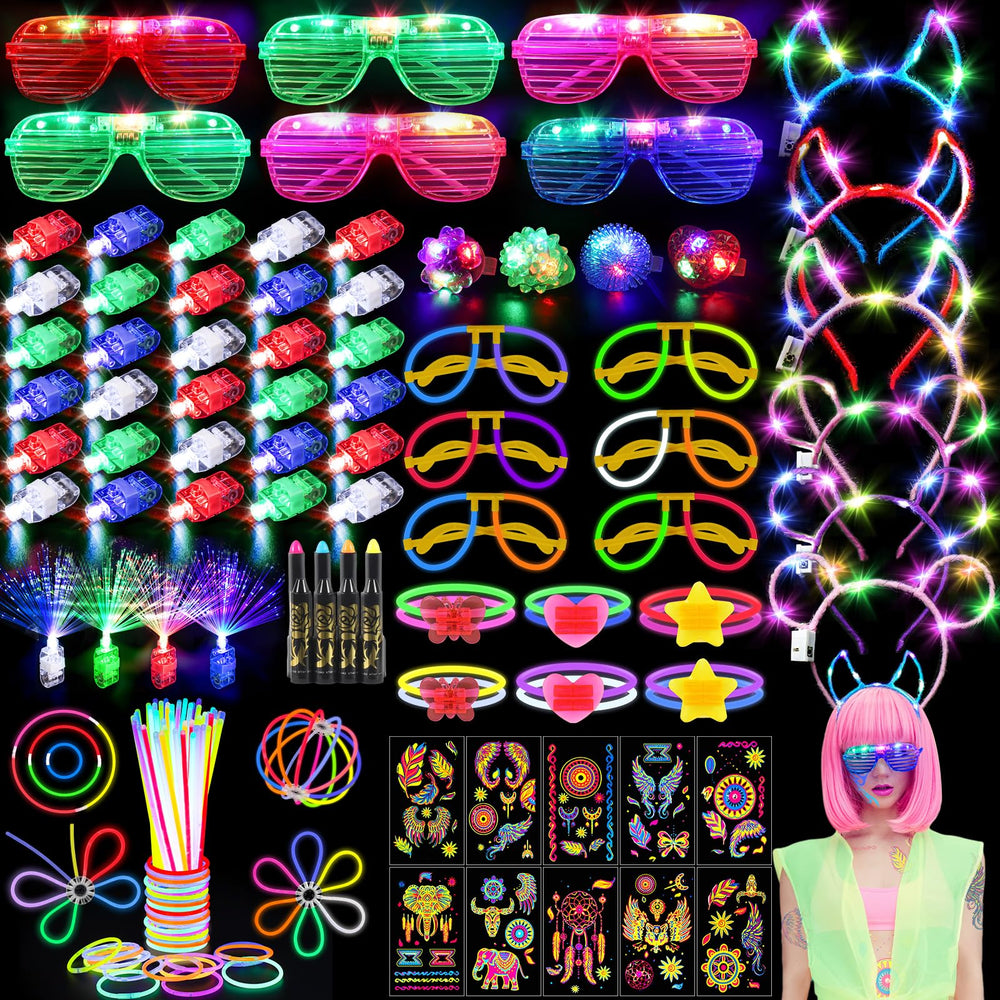 TSDATOWR LED glow glasses brighten party looks and photos