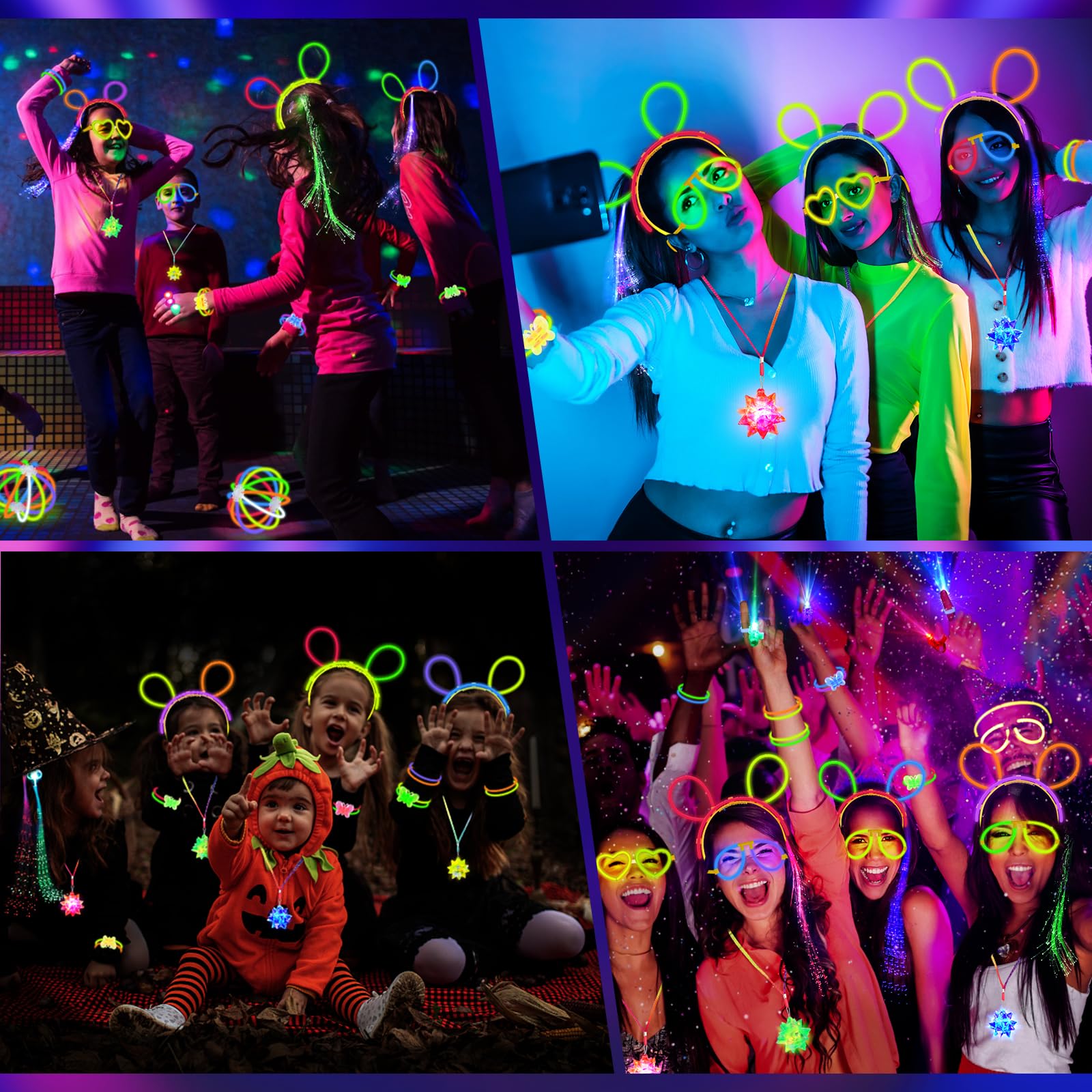 TSDATOWR LED necklaces for color streaming at events.