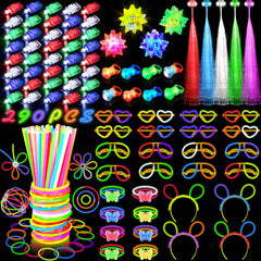 TSDATOWR New Year s glow sticks bulk for vivid, long-lasting party lighting.