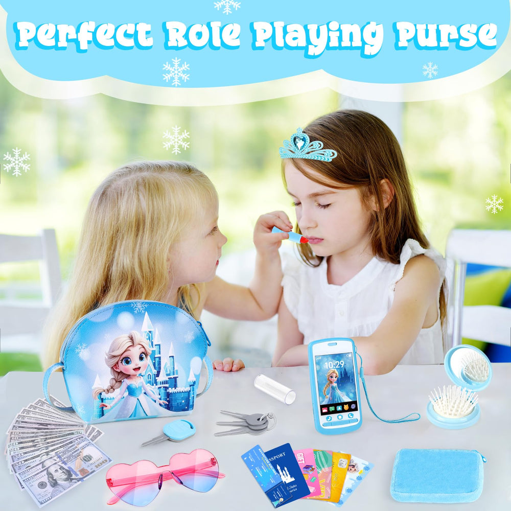 TSDATOWR Play Purse keychain with 3 keys enhances imaginative access and play stories