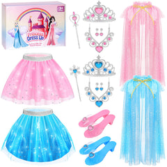TSDATOWR Princess dress-up set pink tutu ready for imaginative play and colorful storytelling.