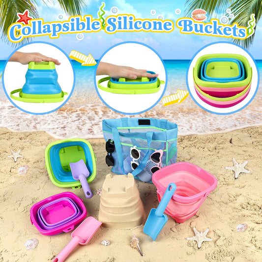 TSDATOWR sand shovel stackable design ready for beach time and travel.