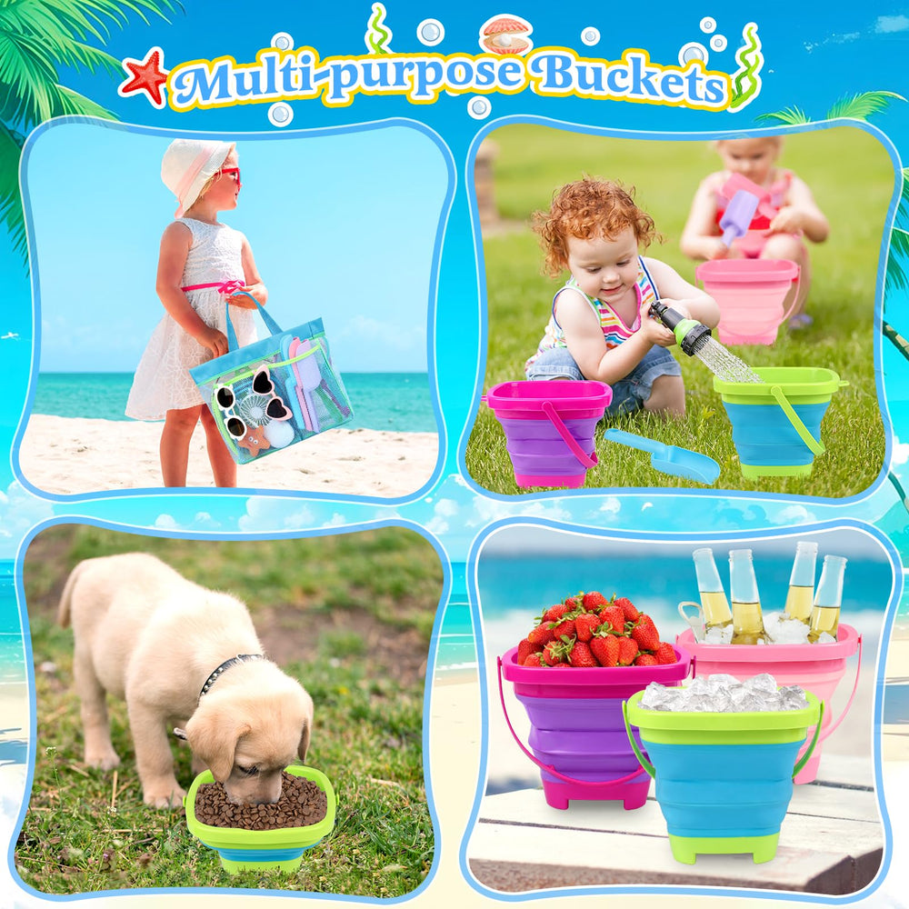 TSDATOWR kid friendly beach toys ideal for sandbox and park trips.