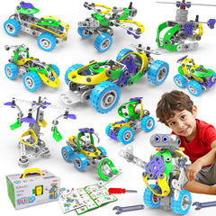 Tsomtto 10-in-1 bulldozer model for hands-on engineering exploration and imaginative play.