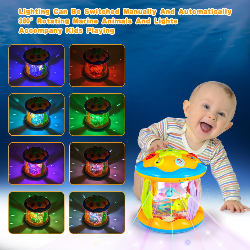 Tsomtto 360-degree light show and rotation for imagination.