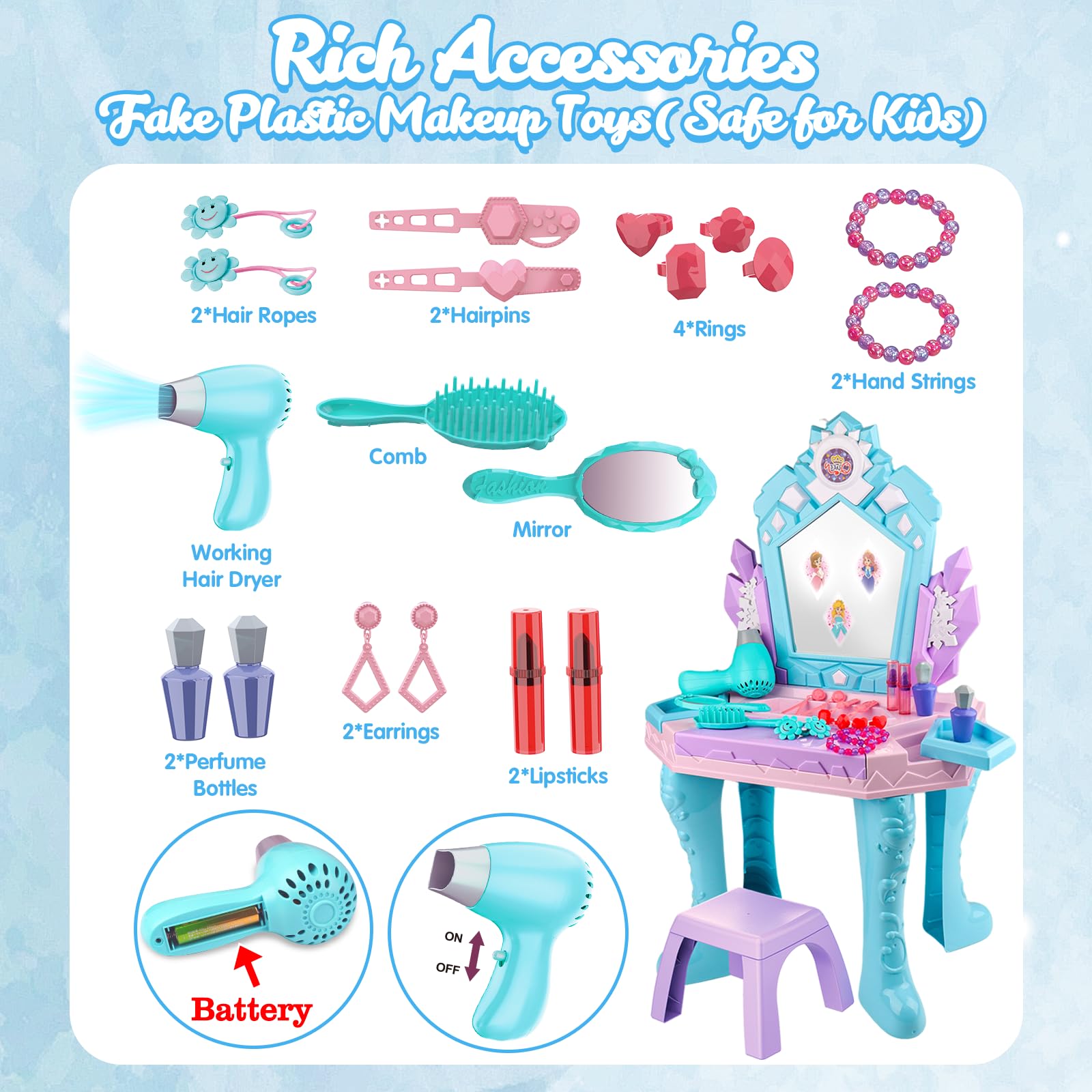Tsomtto gift-ready vanity set ideal for birthdays and holidays