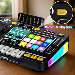 Tsomtto Kids DJ Mixer Table portable design fits small spaces and on-the-go play
