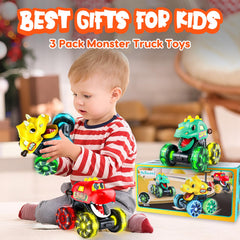 Tsomtto Monster Truck durable ABS plastic keeps play safe and sturdy.