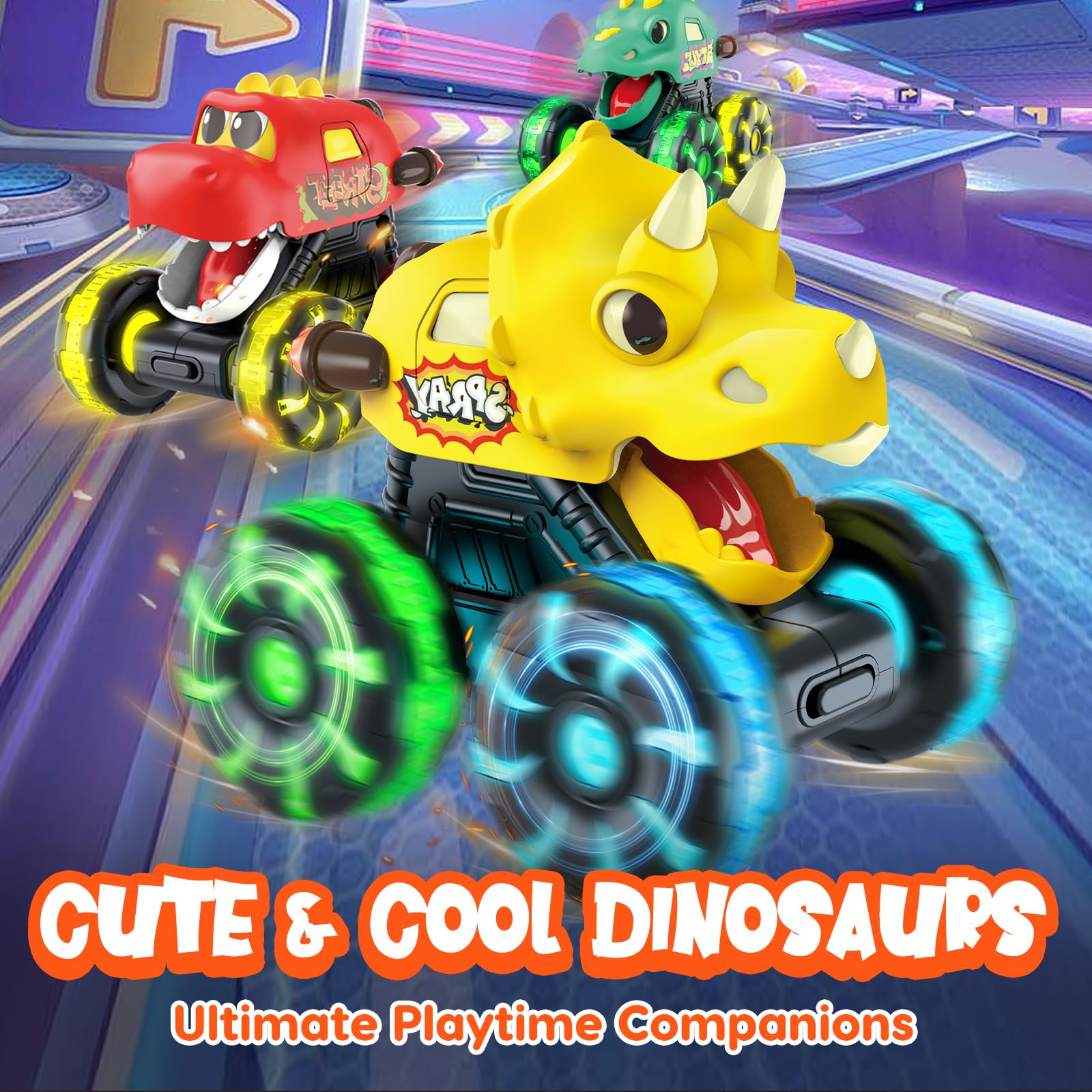 Tsomtto Monster Truck educational play supports sensory, motor, and cognitive skills.
