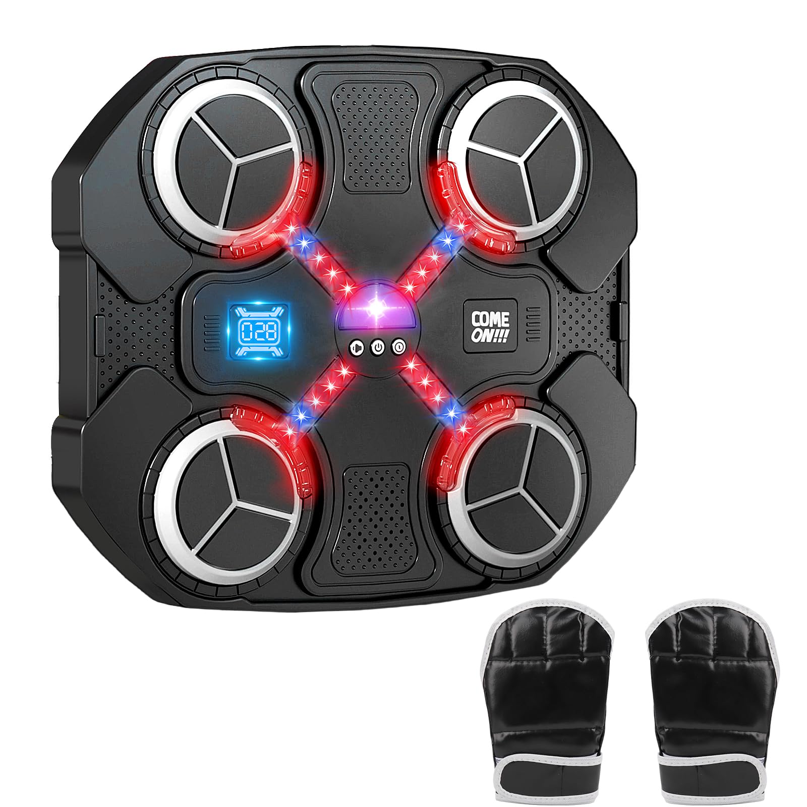 Tsomtto Music Boxing Machine mounted on wall for safe, engaging kid workouts.