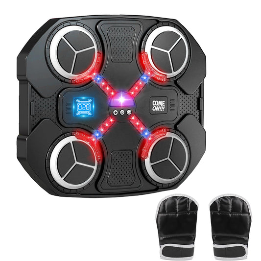 Tsomtto Music Boxing Machine mounted on wall for safe, engaging kid workouts.
