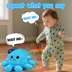 Tsomtto musical plush octopus dances to music during playtime